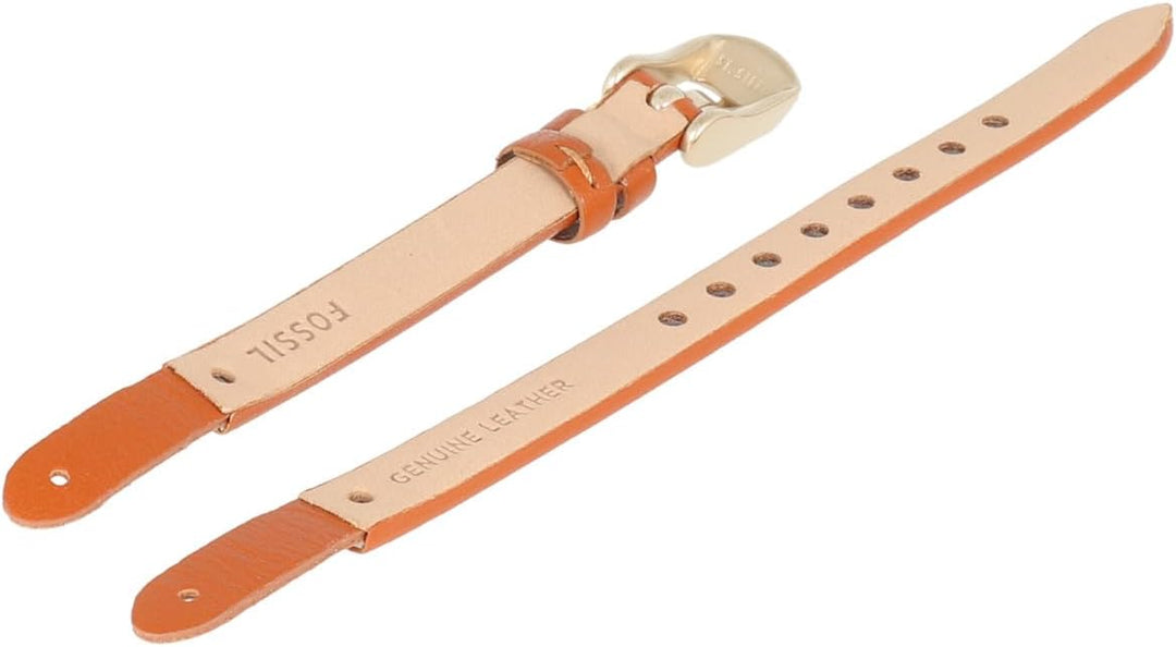 Fossil Uhrenarmband 08mm Leder Braun Glatt - ES-4000 | LB-ES4000