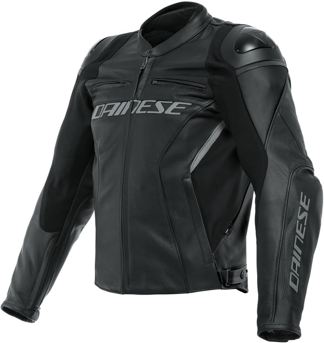 Dainese Racing 4 S/T Motorrad Lederjacke, BLACK/BLACK