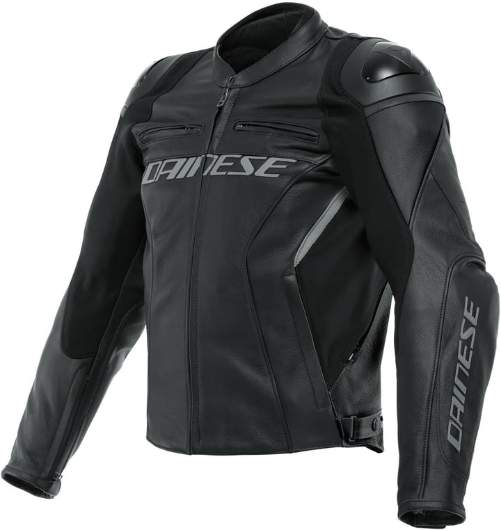 Dainese Racing 4 S/T Motorrad Lederjacke, BLACK/BLACK
