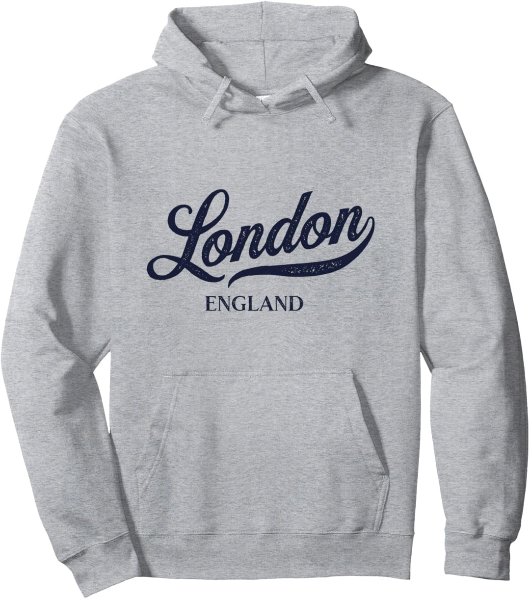 Retro England City — Vintage London Pullover Hoodie