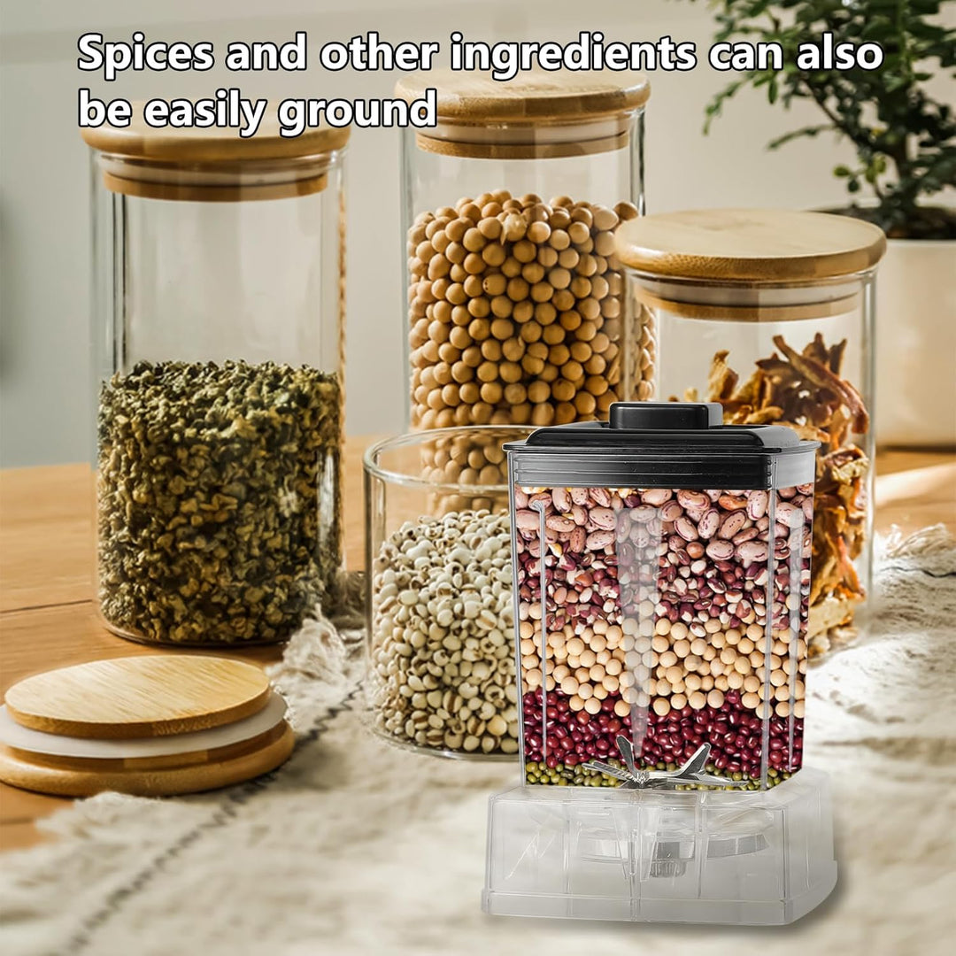 Mixer Hochleistungsmixer, 2-in-1-Standmixer, 6000W Smoothie Maker, 2L+0.5L, 9 Stufen, 4-Klingen, Mix