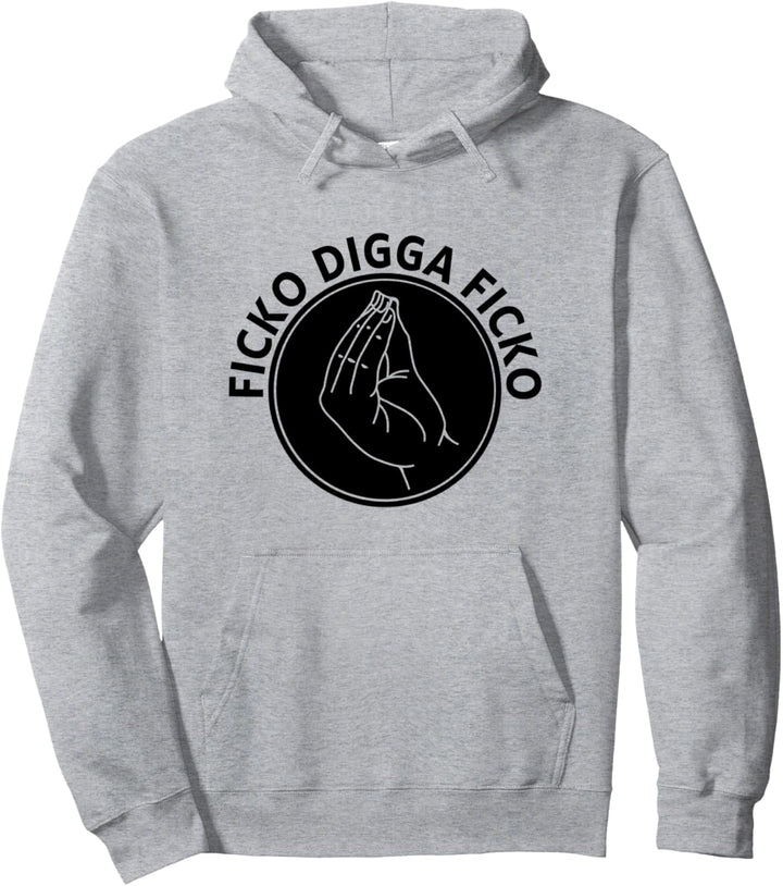 Ficko Digga Ficko Meme Handzeichen italienische Geste Pullover Hoodie