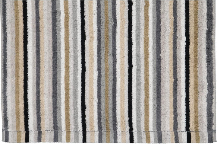 CAWÖ Home Handtücher Life Style Streifen 7048 Kiesel - 37 Saunatuch 70x180 cm, Saunatuch 70x180 cm