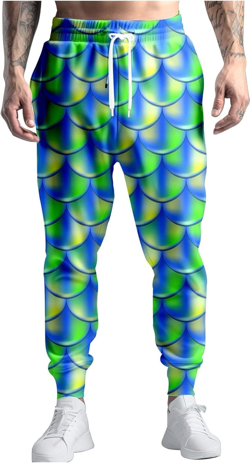 Generisch Herren Jogginghose Langes 80er-Jahre-Kostüme für Herren, Jogginghose, Freizeithose, Laufho