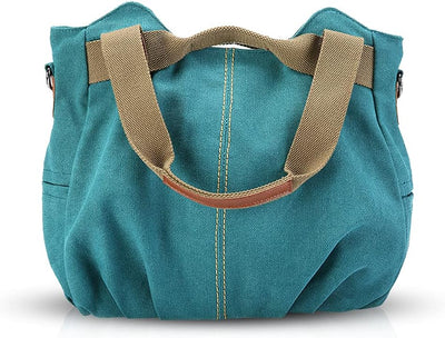 NICOLE & DORIS Canvas Tasche Damen Tragetaschen für Damen Schultertaschen Umhängetasche Leinwand Han