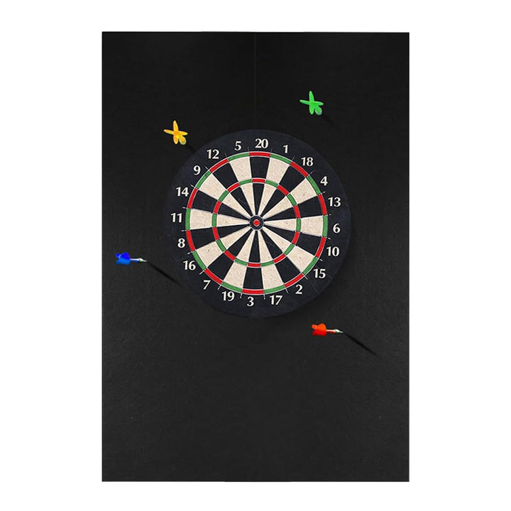 Dart Wandschutz, Dartscheiben-Umrandung, Robuste Matte in Schwarz Für Erwachsene Zuhause Spieleberei
