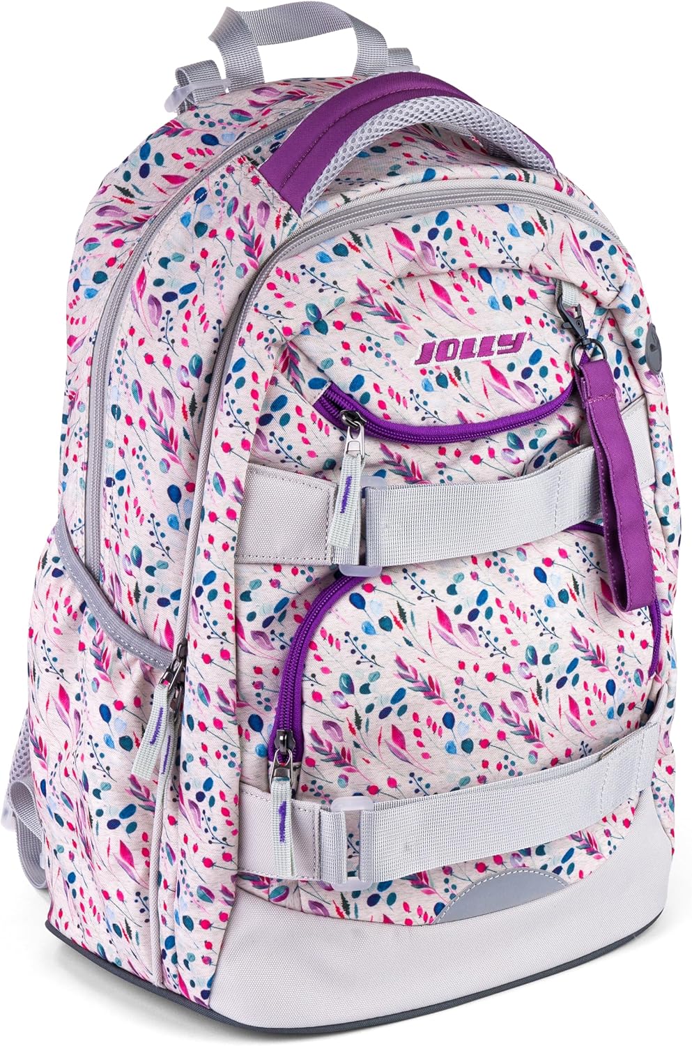 JOLLY Next Generation Rucksack, 8-teilig, verstellbare Schultergurte und Brustgurt, zwei grosse Fäch
