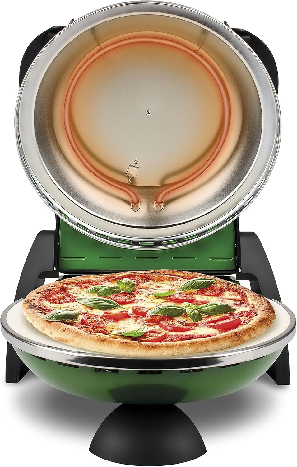 G3 Ferrari G10006 Pizza Äussern Vergnügen, Ofen Pizza, 1200 W, 400°C, Felsen Feuerfest (durchmesser