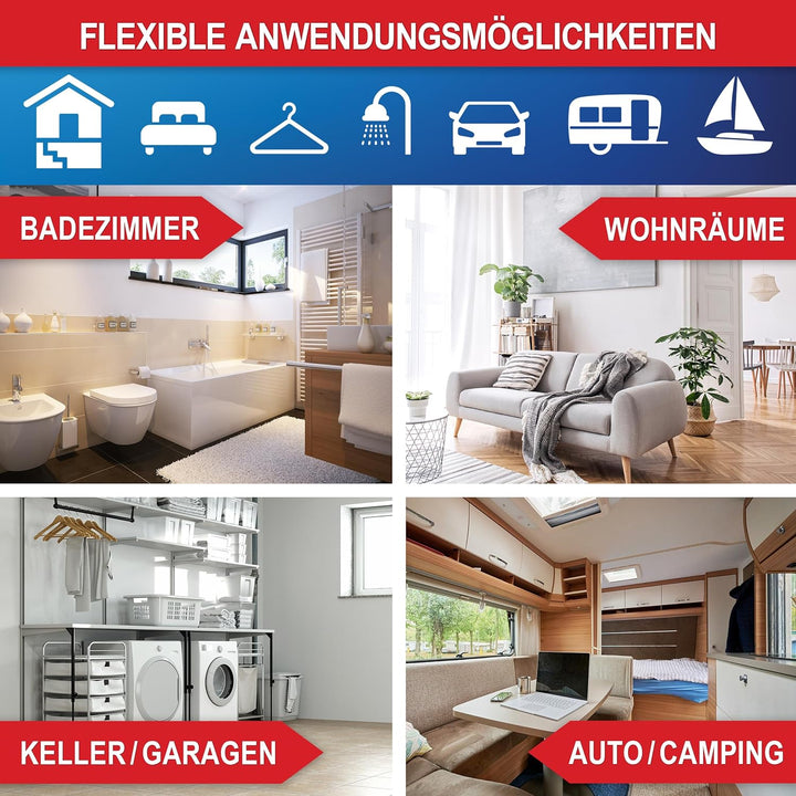 ONBEST Grosses 14 x 400g Nachfüllbeutel Granulat Set – Nachfüllpack für alle Luftentfeuchter Entfeuc