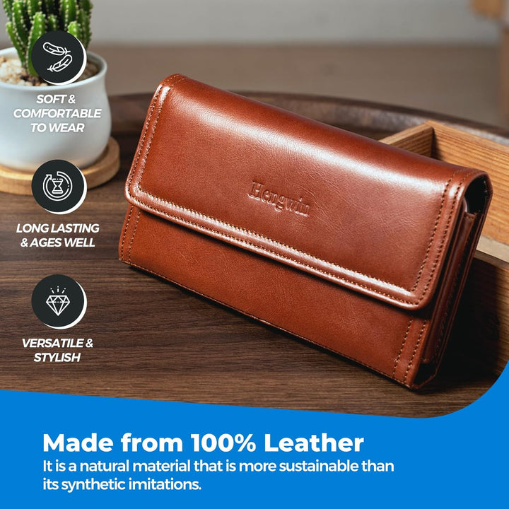 Echt Leder Handyholster Kompatibel Mit Samsung Galaxy S25+, S25 S24 S23 Ultra Handyhalter Herren Gür