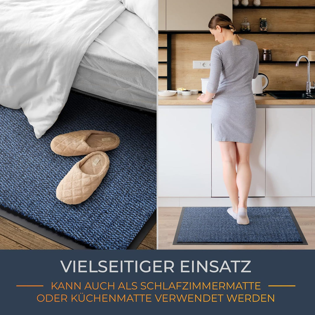 TIMELEOS Fussmatte Schmutzfangmatte mit äusserst starker Schmutz und Feuchtigkeitsaufnahme Eingangst