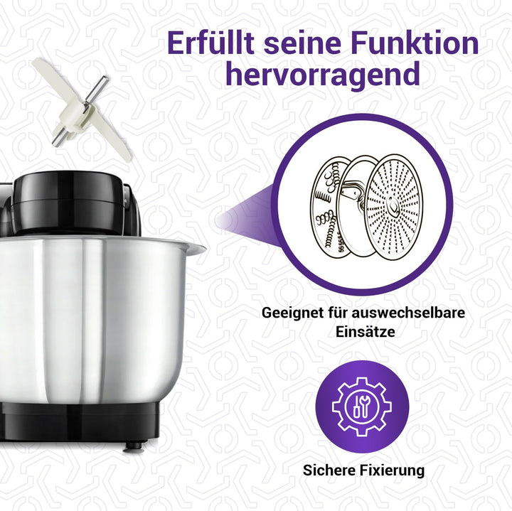Set 2x MUM5 Durchlaufschnitzler Mitnehmer Ersatz für Bosch 00630760 - Bosch MUM5 Zubehörteile für Kü