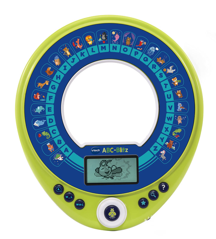 VTech ABC-Blitz – Interaktives, leuchtendes Buchstabenrad zum Lernen von Buchstaben, Lauten und Wört