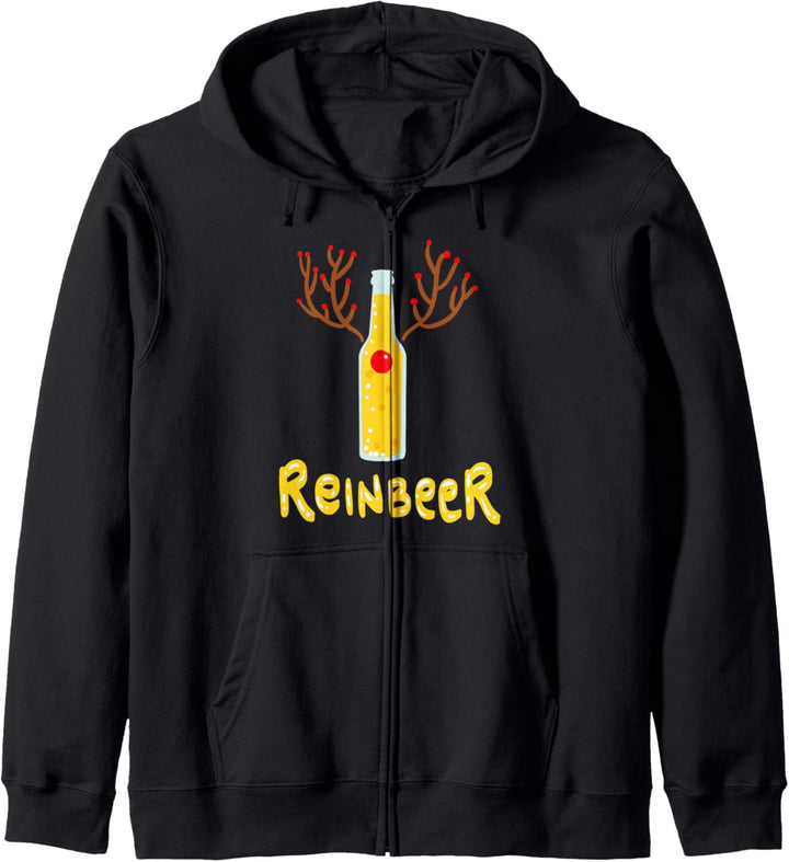 Weihnachten Bier Geschenk - Rentier Reinbeer Kapuzenjacke