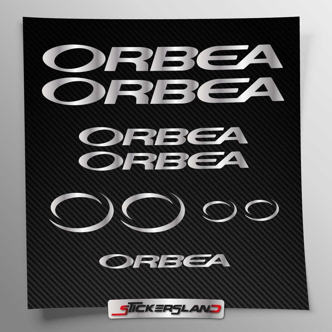 Aufkleber-Set kompatibel mit Orbea Rahmen MTB Mountainbike und Helm | Aufkleber-Aufkleber für Fahrra