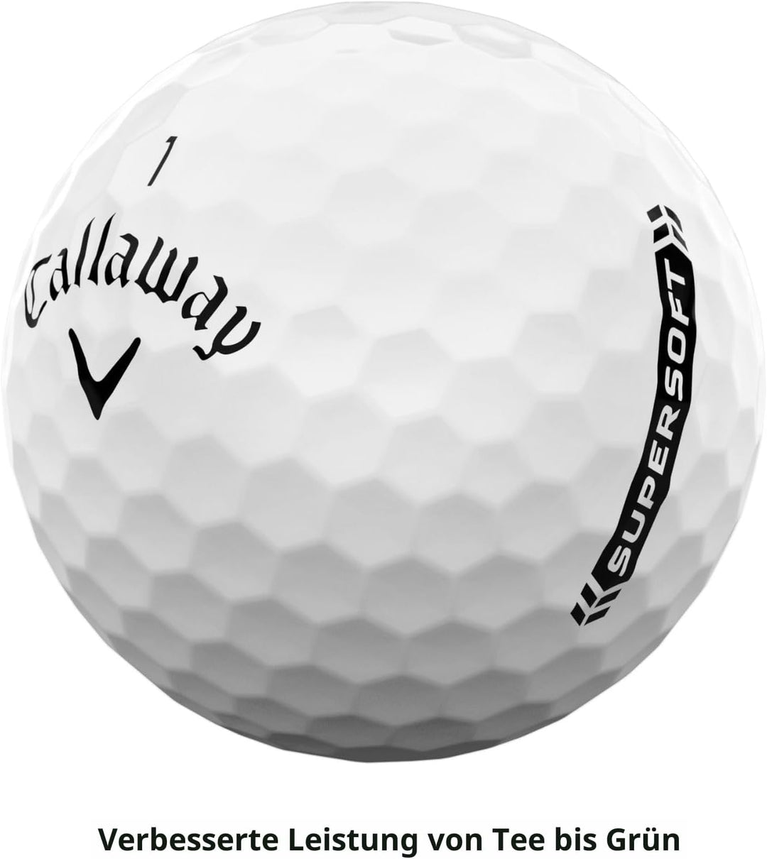 Callaway Supersoft Golfbälle 2023 Weiss, Weiss