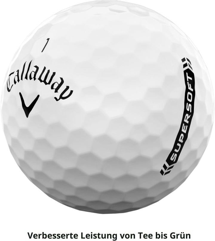 Callaway Supersoft Golfbälle 2023 Weiss, Weiss