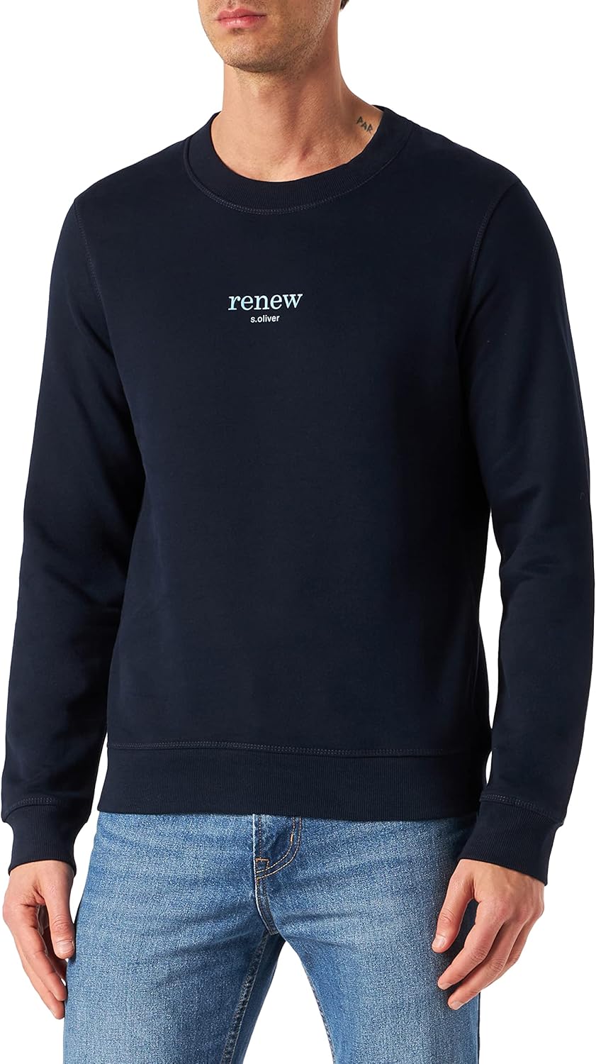 s.Oliver Herren Sweatshirt S Blue Nights, S Blue Nights