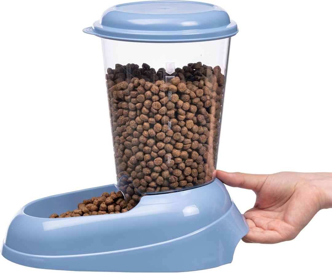 Ferplast Trockenfutter-Spender für Hunde und Katzen 3 Liter Zenith Praktischer Spender Futter-Spende