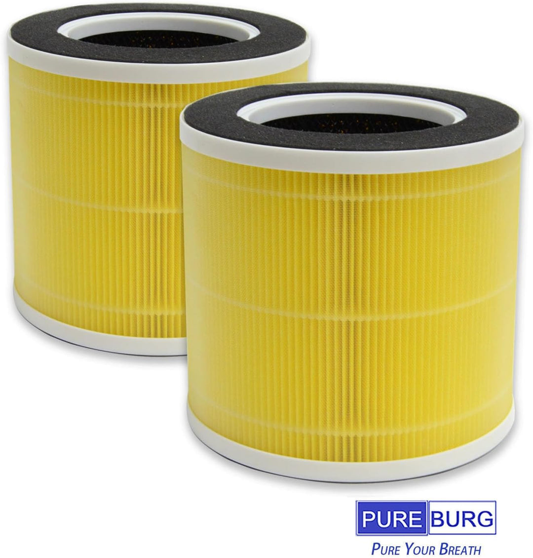 PUREBURG H13 HEPA-Filter kompatibel mit RENPHO RP-AP089 RP-AP089W/RP-AP089B Luftreiniger, Teilenumme