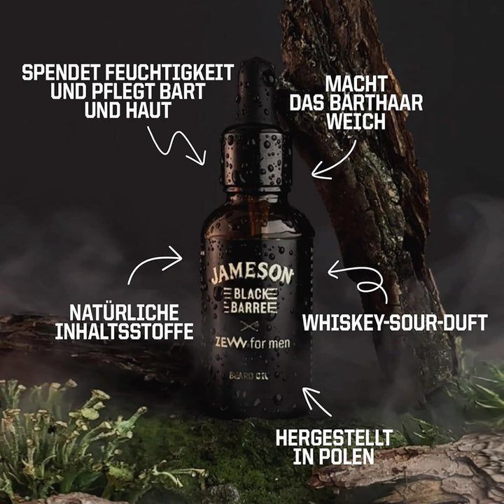 ZEW for Men Beard Oil Jameson Black Barrel x ZEW