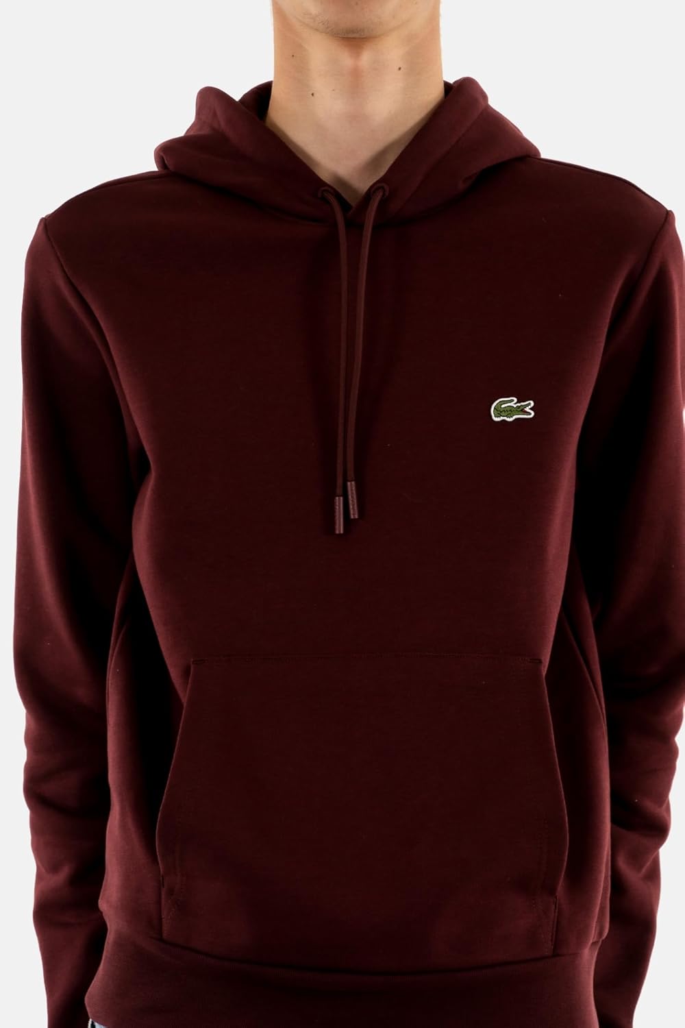 Lacoste Herren Sweatjacke SH1927, Männer Sweatshirt Reissverschluss,Regular Fit L Kaffee (Espresso),