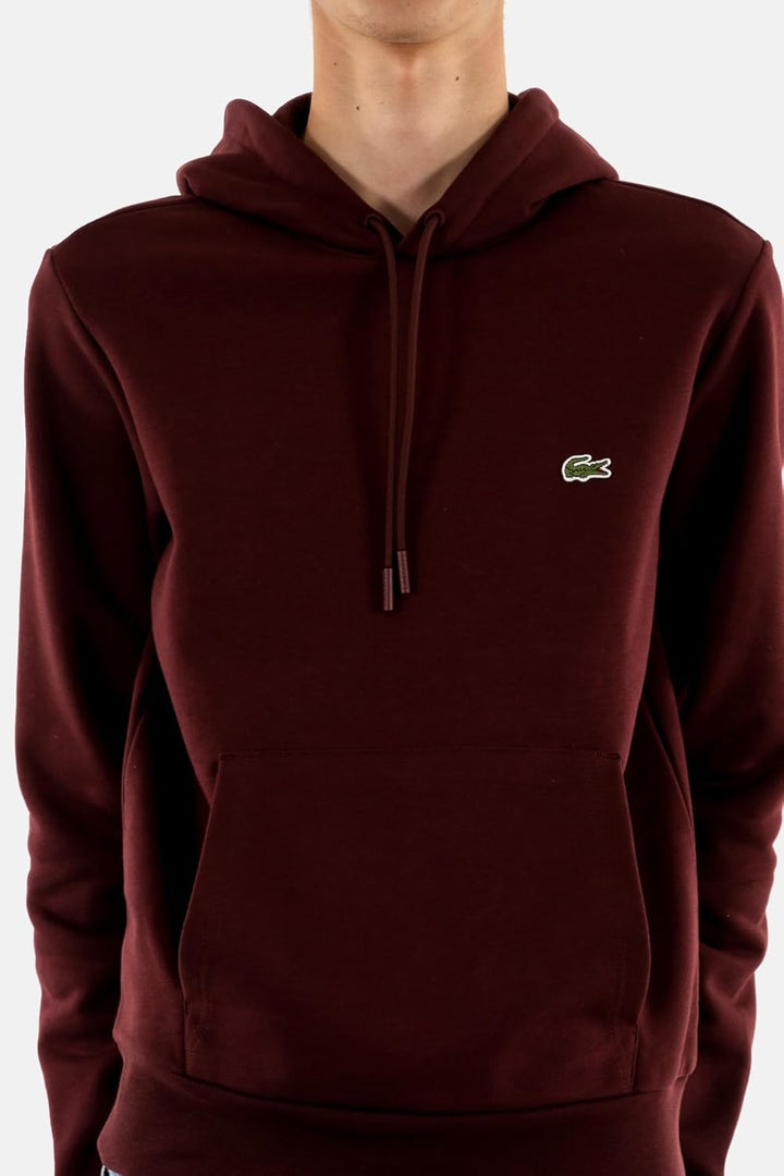 Lacoste Herren Sweatjacke SH1927, Männer Sweatshirt Reissverschluss,Regular Fit L Kaffee (Espresso),