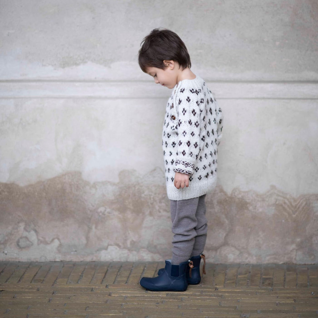 Bisgaard Unisex Kinder Baby Rubber Rain Boot, Blau