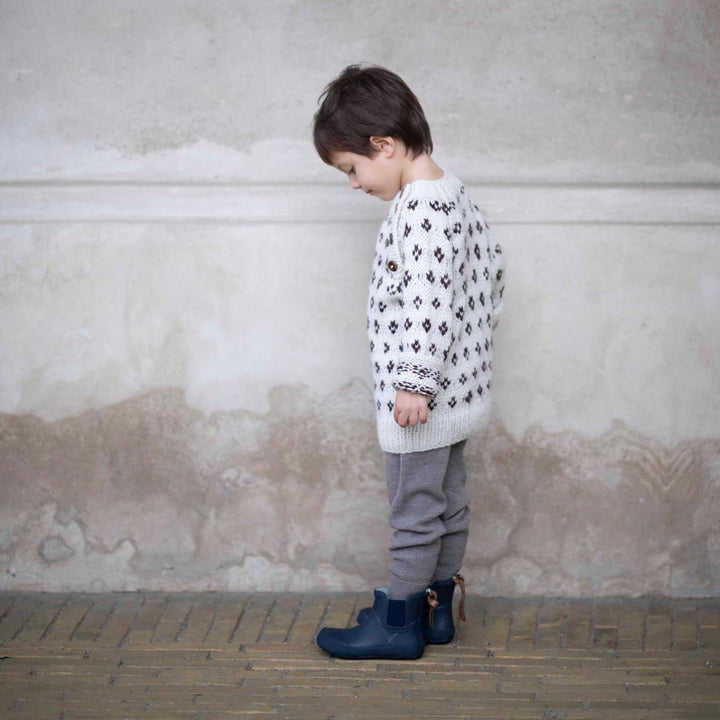 Bisgaard Unisex Kinder Baby Rubber Rain Boot, Blau