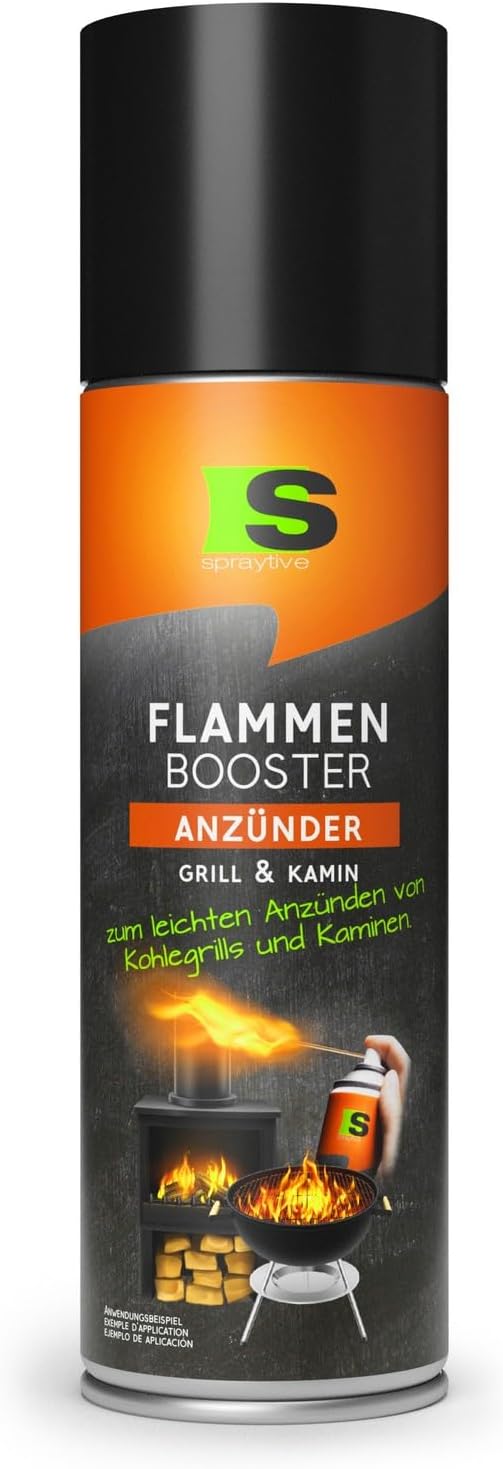 Spraytive Grillzeit BBQ Geschenkset - Grillanzünder, Trennspray, Grillpflegespray - Grillgeschenk fü