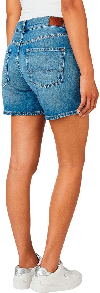 Pepe Jeans Damen Mable Denim Shorts 26W Blue (Denim-hq6), 26W Blue (Denim-hq6)