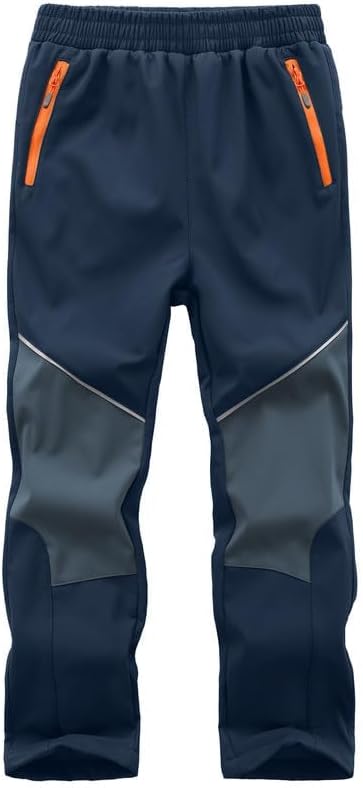 Zzkouine Kinder Softshellhose Schneehose Skihose Warme Hosen Jungen Mädchen Winterhose Outdoorhose W