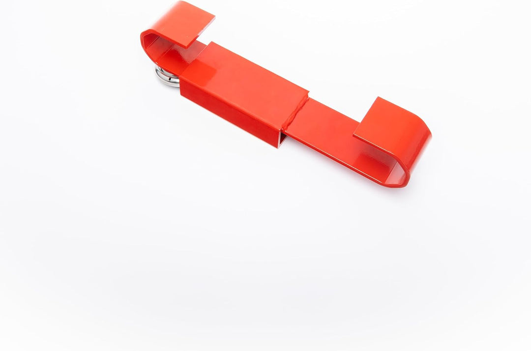 DoubleLock - Containerschloss - JUNIOR ROT - Sicherheitsschloss für Transportmittel - Strapazierbare