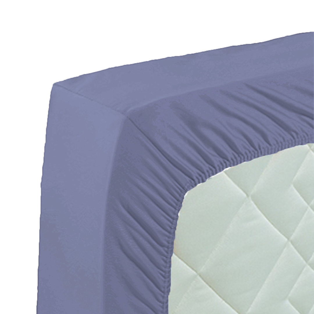 Curt Bauer Spannbettlaken, Blau, 140 x 200 cm 140 x 200 cm Blau, 140 x 200 cm Blau