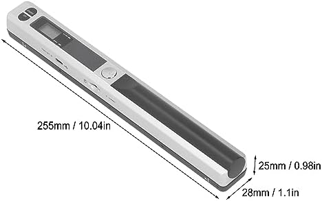 Handscanner, Klares Display, Vielseitiges JPG-PDF-Format, Plug-and-Play, 3 Modi, Tragbarer Fotoscann