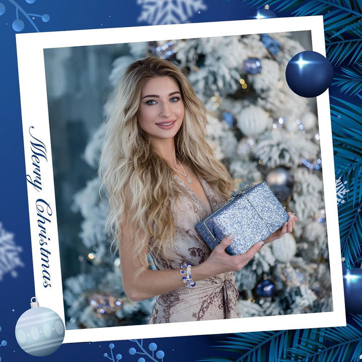 Adventskalender 2025 Frauen Mädchen Schmuck, 24 Füllung Weihnachtskalender Armband Halsketten Charm,