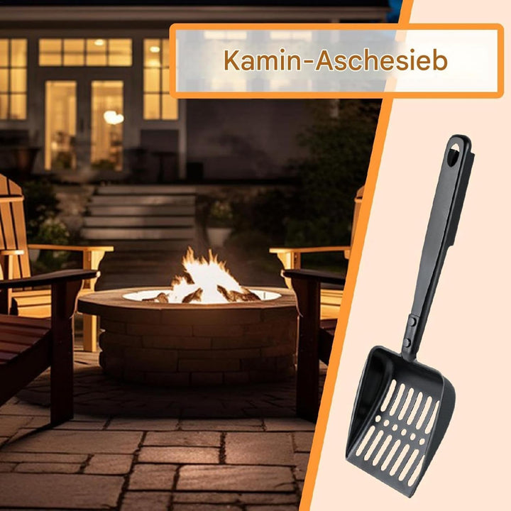 Kohlenschaufel Hohler Kaminschaufel Aus Eisen Metall Kamin Aschenschaufel Hitzebeständige Ofenschauf