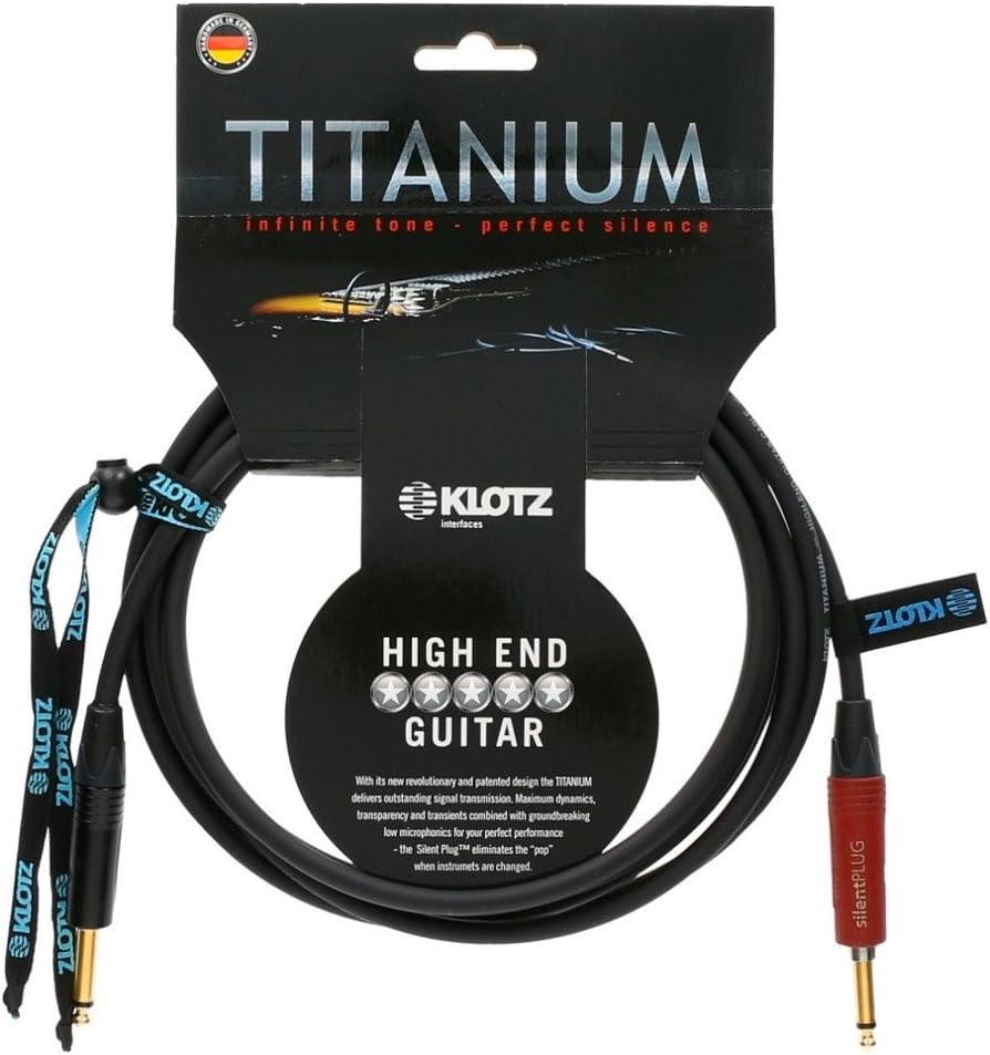 KLOTZ TITANIUM supreme gitarren kabel mit Silentplug (4,5), 4,5