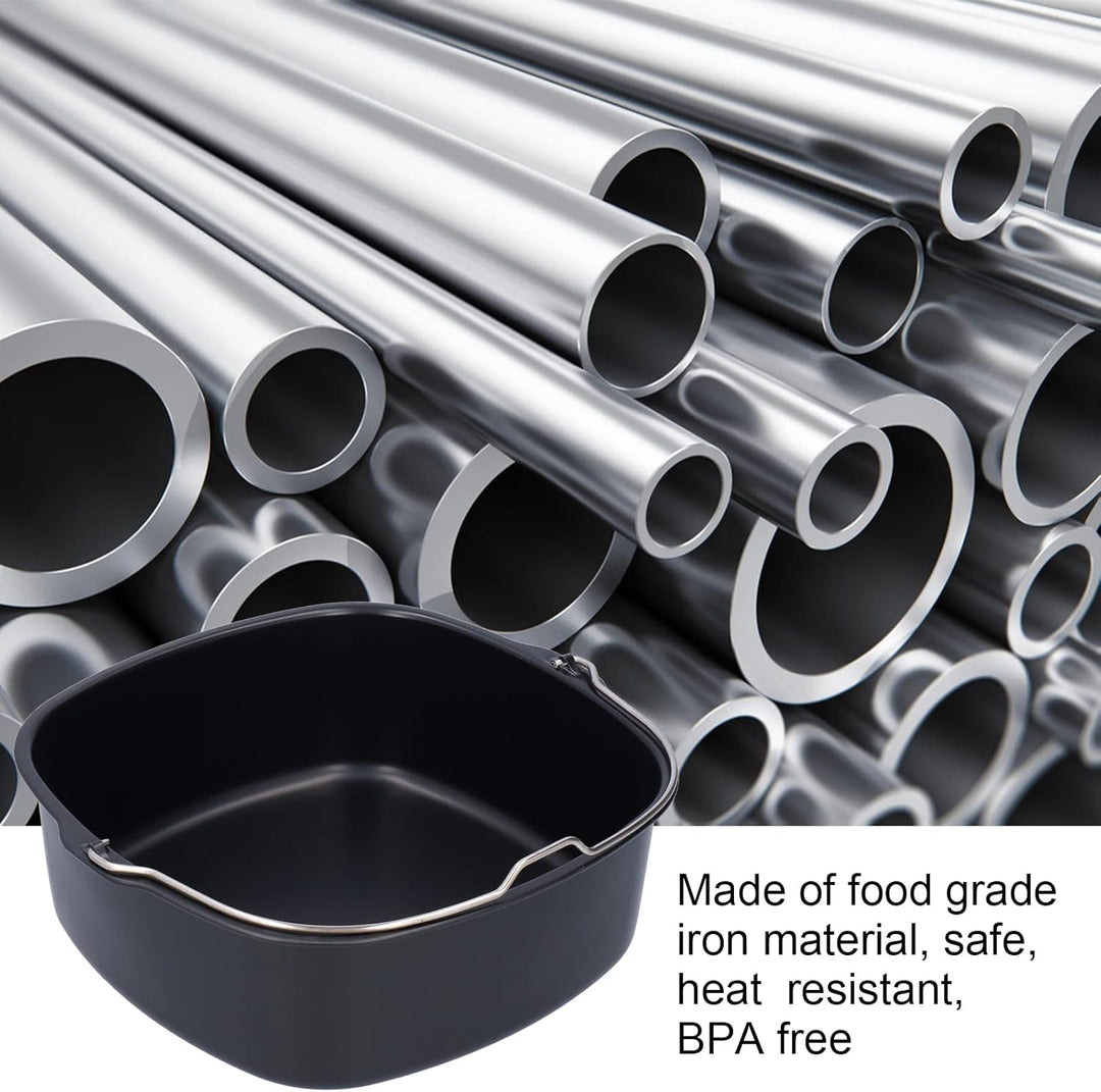 Fritteusen-Zubehör, quadratisch, hitzebeständig, zum Backen für HD9925 HD9860 HD9905 01, für Restaur