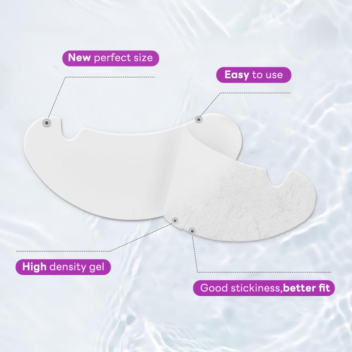 Lunamoon Augenpads für Wimpernverlängerung Pad 150Paar Wimpern Pads U-Shape | Wimpernverlängerung Au