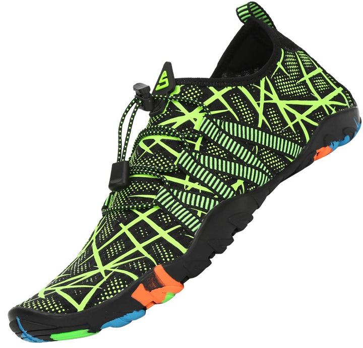 SAGUARO Badeschuhe für Herren Damen - 7/9 Drainagelöcher Schnelltrocknende rutschfest, Gr 35-48 45 E