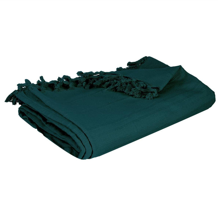 Entenbett werfen 160x220cm Blau (Bleu Canard), 160x220cm Blau (Bleu Canard)