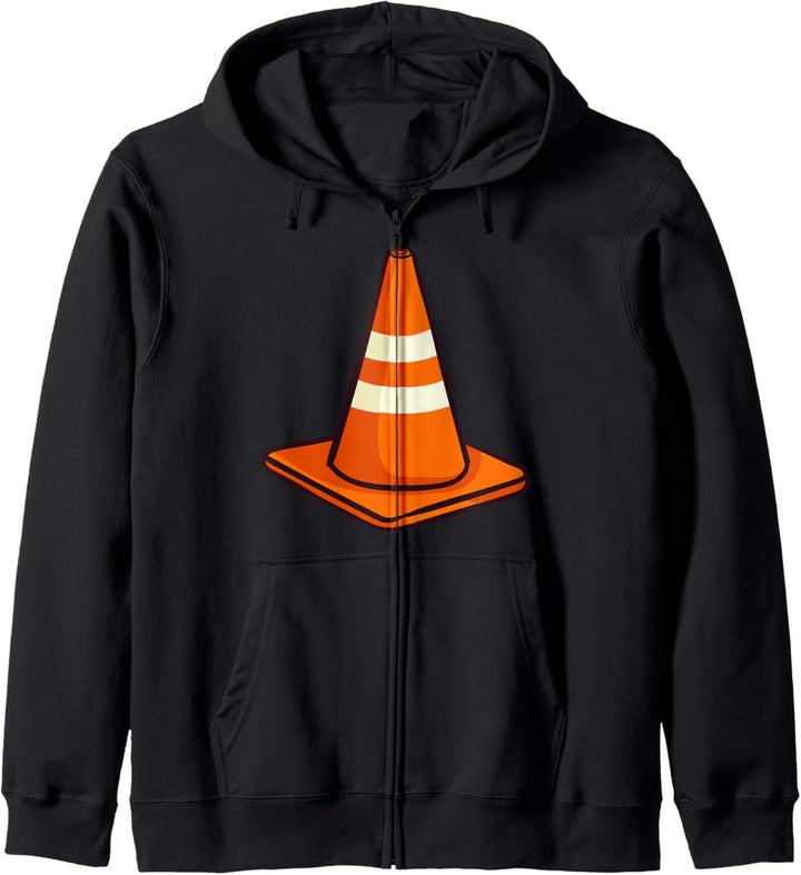 Traffic Cone Halloween Kostüm Kapuzenjacke