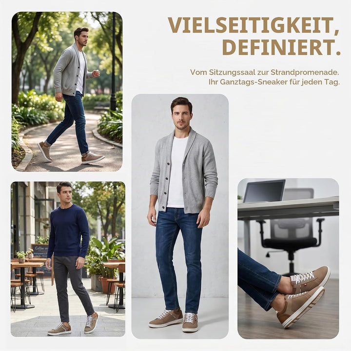 ARRIGO BELLO Sneaker Herren Freizeitschuhe Mode Schuhe Leichte Trainers für Walking, Laufen, Sport G