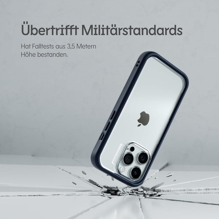 RhinoShield Modulares Case kompatibel mit [iPhone 15 Pro Max] | Mod NX - Anpassbare &amp; stossdämpfende