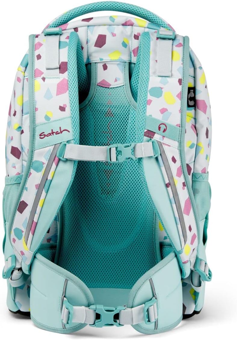 satch Pack Schulrucksack Set 2tlg. inkl. Schlamperbox Dreamy Mosaic, Dreamy Mosaic