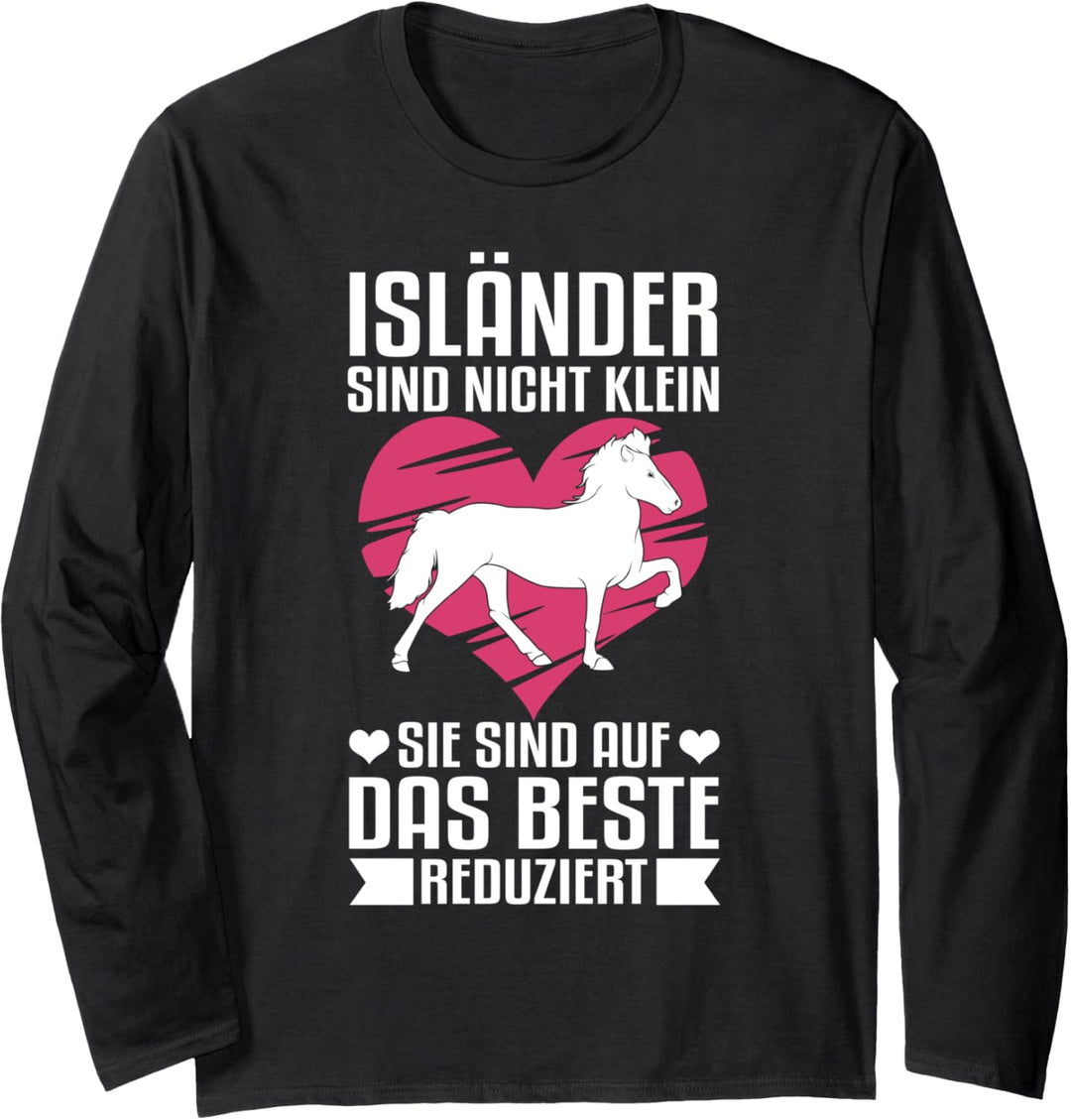 Isländer sind nicht klein, sie sind auf das Beste reduziert Langarmshirt