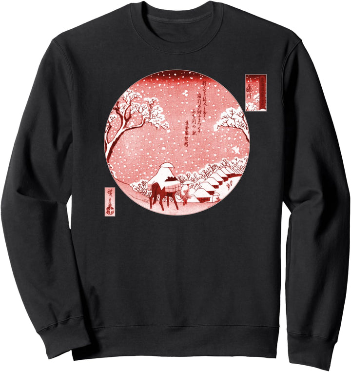 Berühmte Klassische Japanische Kunst: Fujikawa Hiroshige Sweatshirt