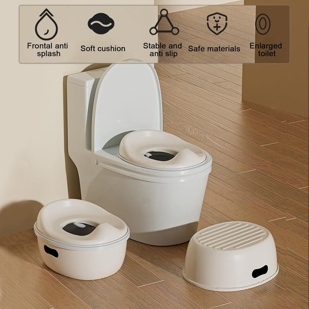 Töpfchen für Kinder Toilettensitz Kindertoilette für Badezimmer Toilette Kindertritt Kloaufsatz Toil