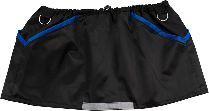 Berra Hundesportweste Trainingsgürtel halbe Weste Trainingsweste Dummyweste S = 108cm schwarz/blau,